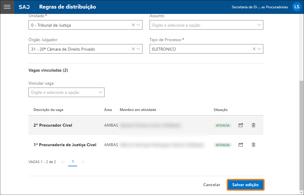 Como vincular vagas de procuradoria a uma regra de distribuição no SAJ MP_5.PNG