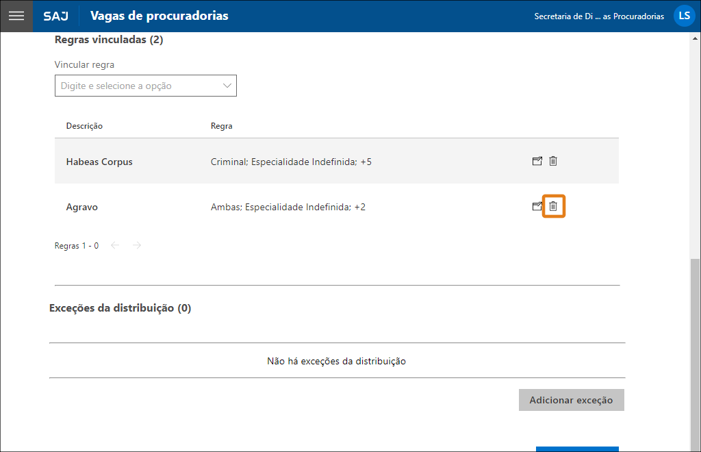 Como remover uma regra de distribuição vinculada a uma vaga de procuradoria no SAJ MP_4.PNG