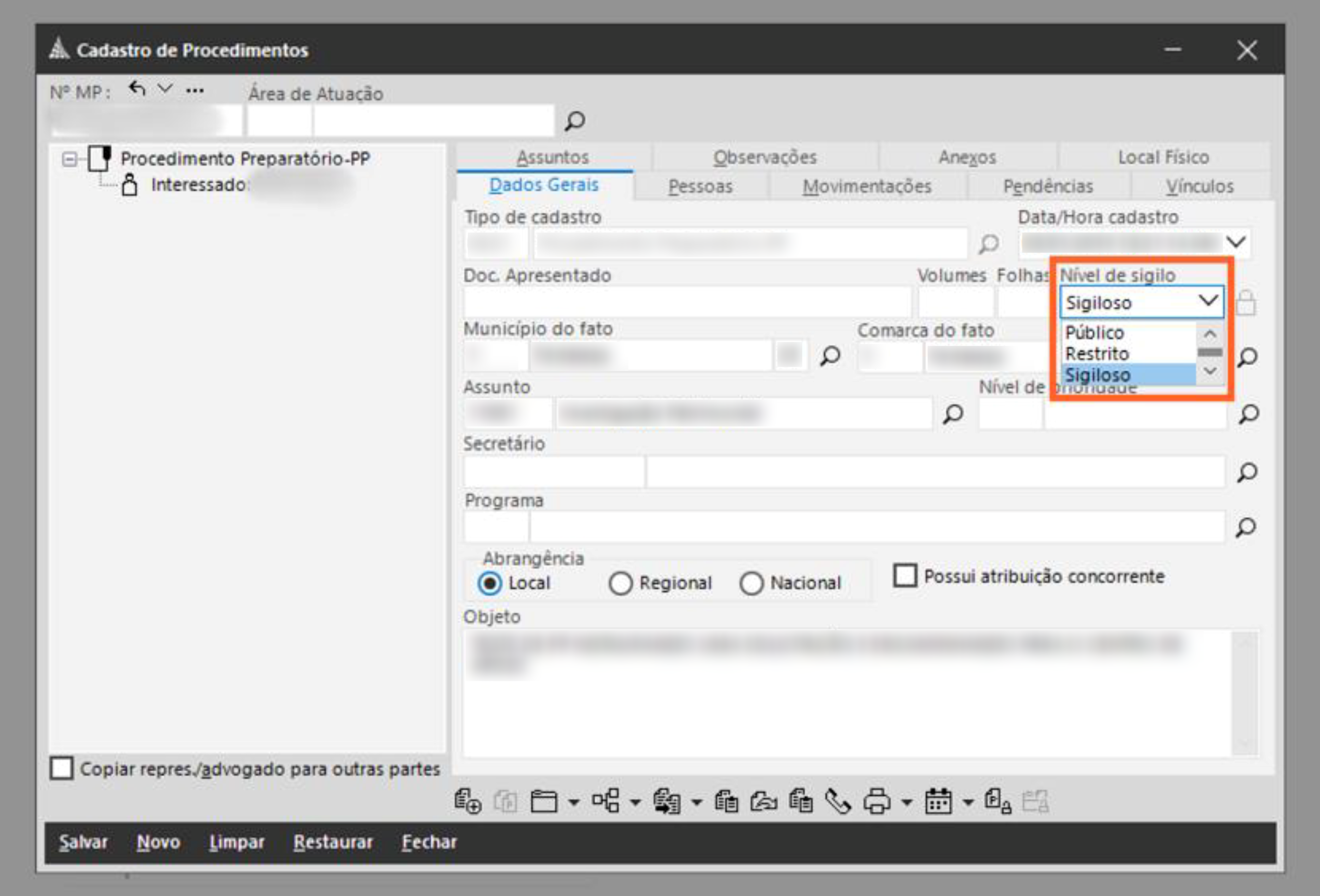 passo 2 - nivel de sigilo.png